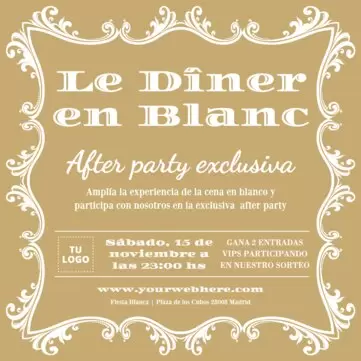 Edita un banner de Fiesta Blanca