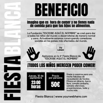 Edita un banner de Fiesta Blanca