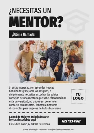 Edita un banner de Mentoring