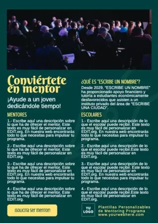Edita un banner de Mentoring