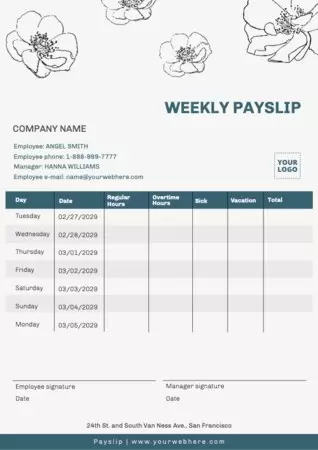 Eine kostenlose Vorlage für Gehaltsabrechnungen bearbeiten