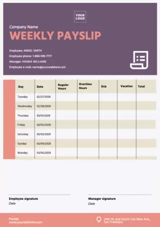 Eine kostenlose Vorlage für Gehaltsabrechnungen bearbeiten