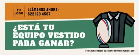 Edita un banner de Rugby