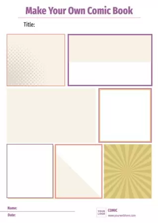 Modifier un modèle de bande dessinée