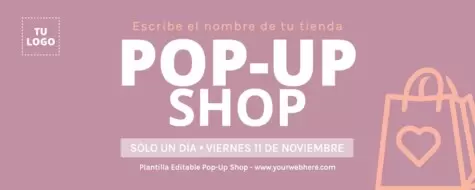 Edita un banner de Pop Up Shop