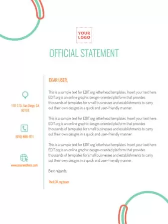 Edite um comunicado oficial