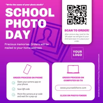 Edit a Picture Day banner