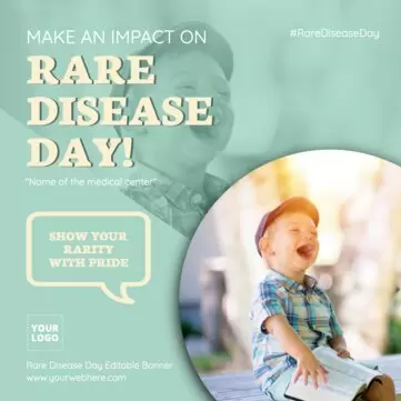 Edit a Disease Day flyer