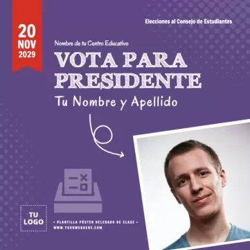 Edita un diseño de Delegado de Clase