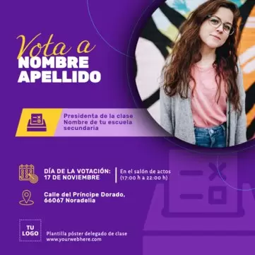 Edita un diseño de Delegado de Clase