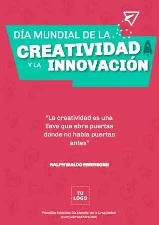 Edita un flyer sobre Creatividad