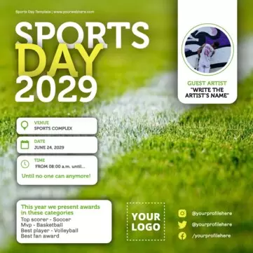 Edit a Sports Day banner