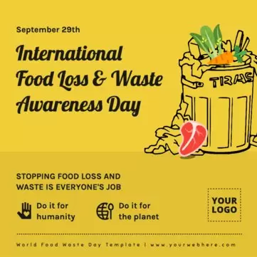Edit a Food Waste flyer