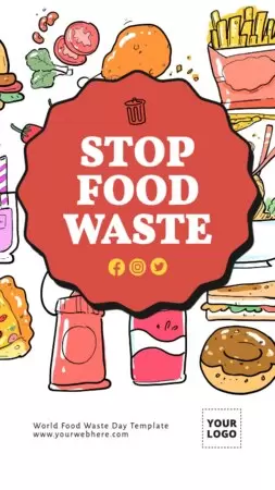 Edit a Food Waste flyer