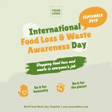 Edit a Food Waste flyer