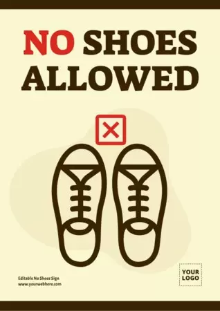 Edit a Shoes Off poster