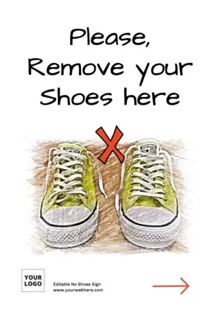 Edit a Shoes Off poster