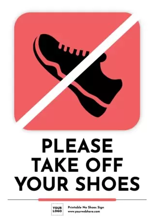 Edit a Shoes Off poster