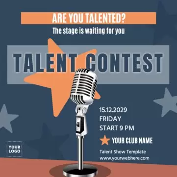 Edit a Talent Show design