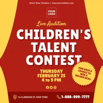 Edit a Talent Show design