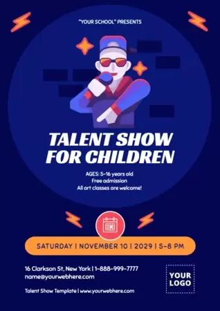 Edit a Talent Show design