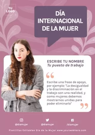 Edita una plantilla para redes sociales