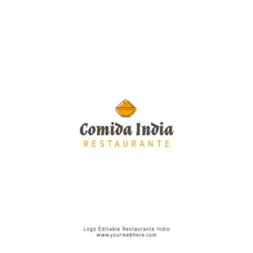 Edita un flyer de Comida Hindú