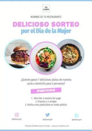 Edita una plantilla para redes sociales