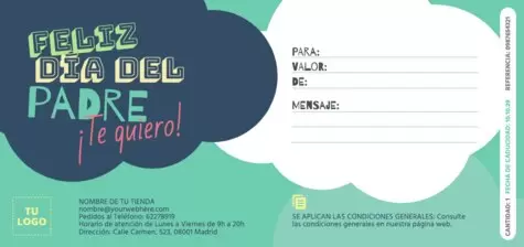 Crear tarjetas de regalo