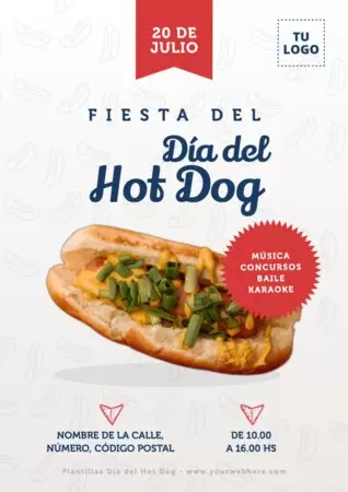 Edita un banner de Hot dogs