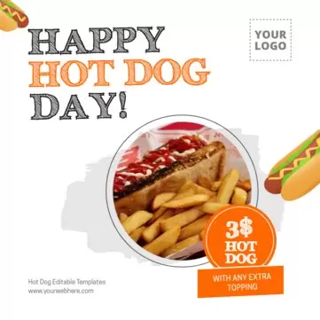 Edit a Hot Dog flyer