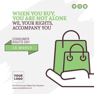 Edit a Consumer Rights Day flyer