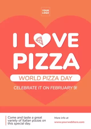 Modifica un design per il World Pizza Day