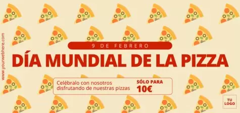 Edita un diseño del Día de la Pizza