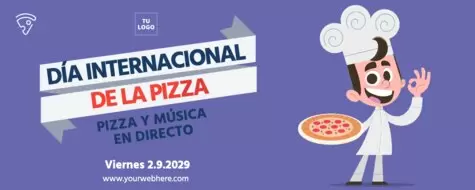 Edita un diseño del Día de la Pizza