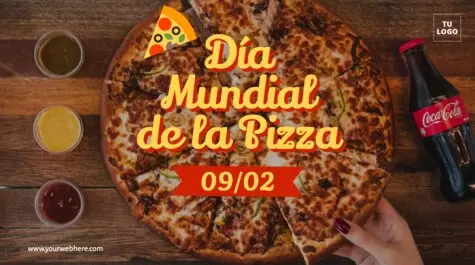Edita un diseño del Día de la Pizza