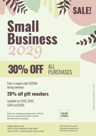 Edit a Small Business Saturday ad