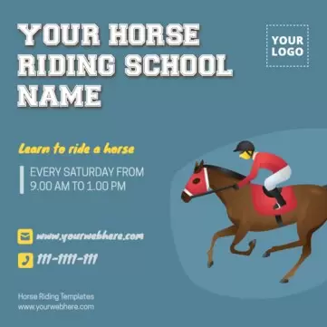 Edit a Horse Camp flyer