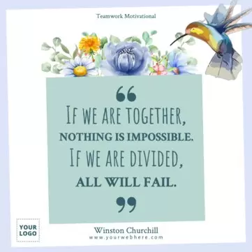 Edytuj szablony z motywacyjnymi cytatami zespołu