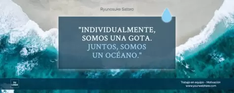 Edita un cartel con frases motivacionales