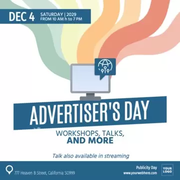 Edit an Advertising Day design