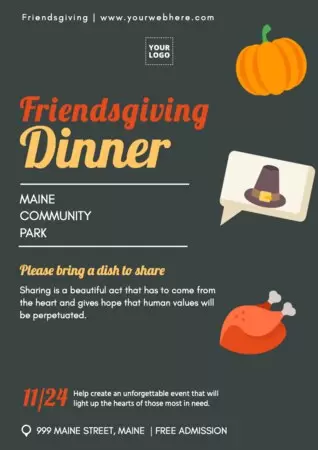 Edit a Friendsgiving template