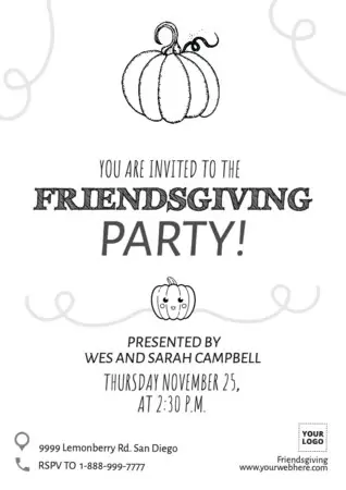 Edit a Friendsgiving template