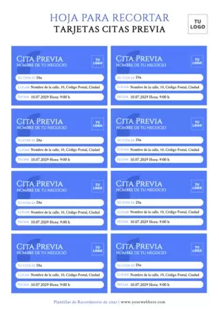 Edita una Tarjeta de Cita