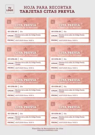 Edita una Tarjeta de Cita