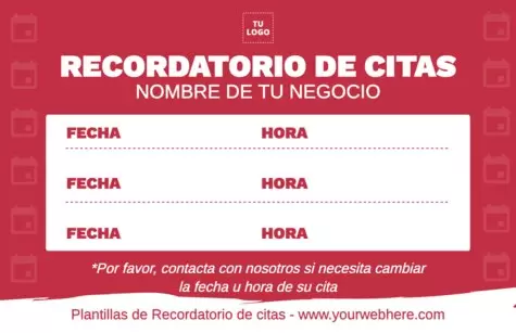 Edita una Tarjeta de Cita