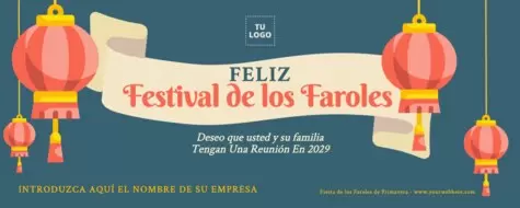 Edita un banner de Spring Festival