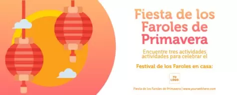 Edita un banner de Spring Festival