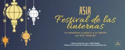 Edita un banner de Spring Festival