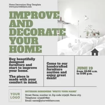 Edit a Home Decor poster